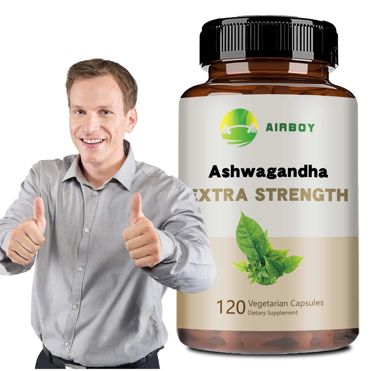 (Copy) Ashwagandha Capsules – Stress Relief, Energy & Focus Support | Natural Sleep Aid & Brain Booster – 120 Vegan Capsules