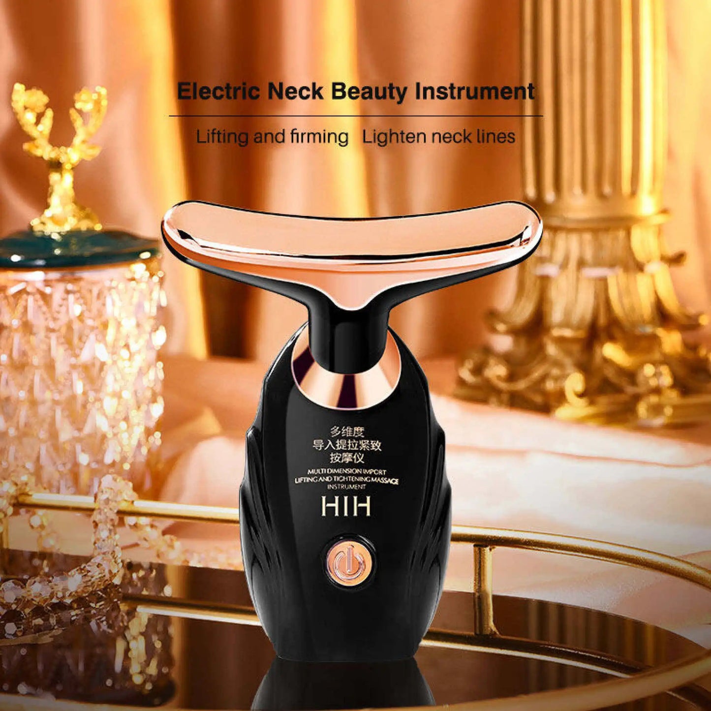 3-in-1 Microcurrent Face Massager – Neck, Facial & Eye Rejuvenation | Anti-Aging Beauty Tool