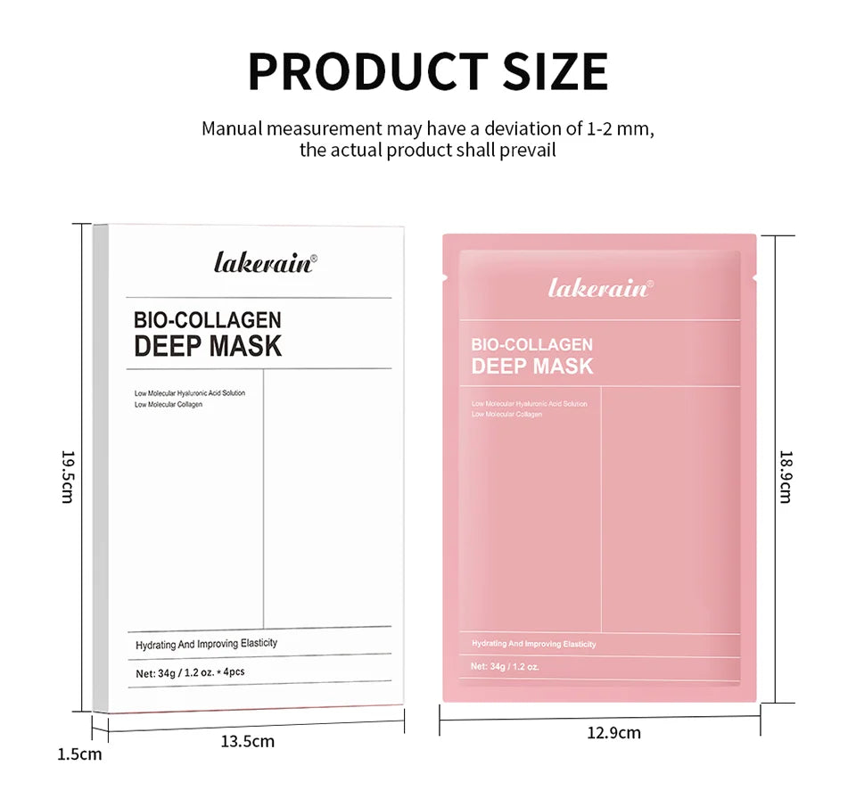 Bio-Collagen Deep Hydrogel Mask – Overnight Firming & Hydrating Facial Treatment for Radiant, Poreless Skin