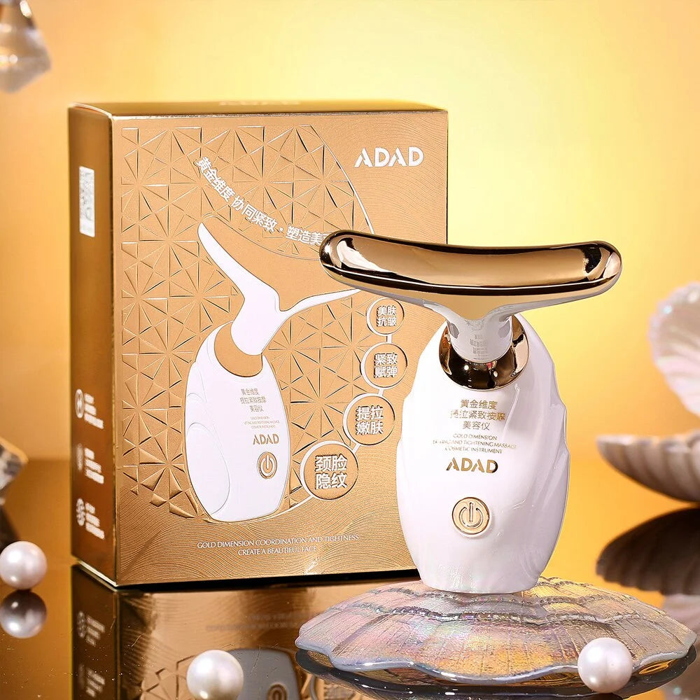 3-in-1 Microcurrent Face Massager – Neck, Facial & Eye Rejuvenation | Anti-Aging Beauty Tool