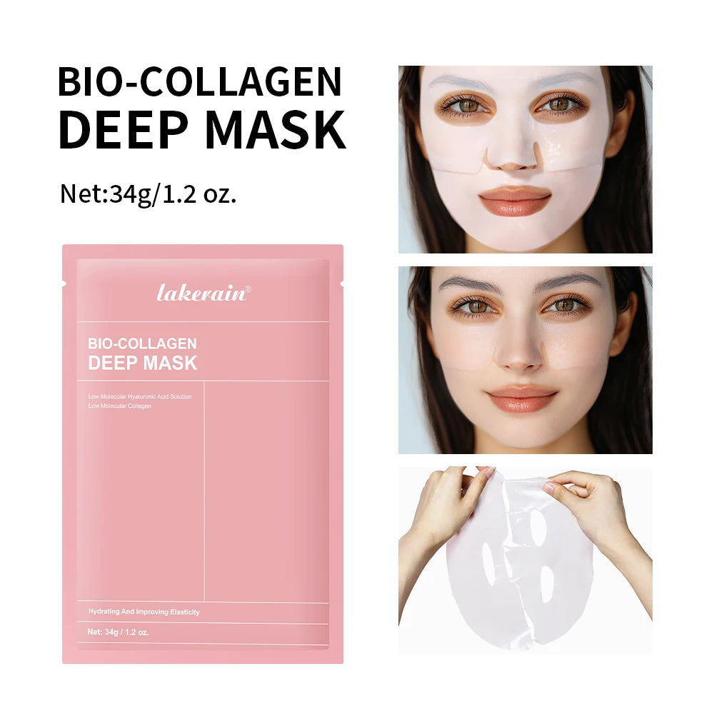 Bio-Collagen Deep Hydrogel Mask – Overnight Firming & Hydrating Facial Treatment for Radiant, Poreless Skin