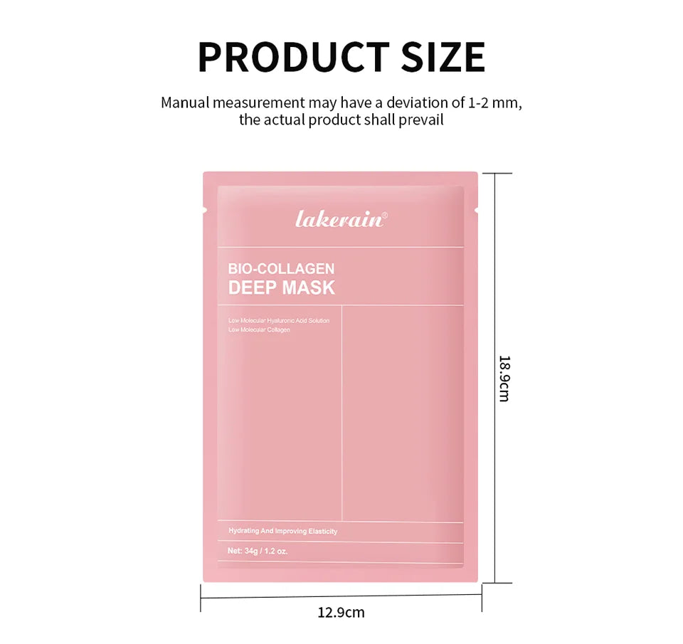 Bio-Collagen Deep Hydrogel Mask – Overnight Firming & Hydrating Facial Treatment for Radiant, Poreless Skin