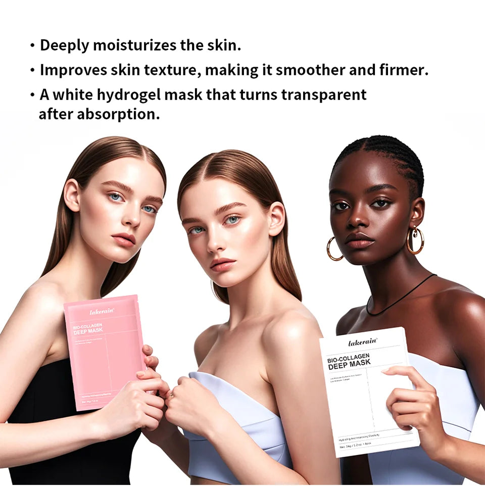 Bio-Collagen Deep Hydrogel Mask – Overnight Firming & Hydrating Facial Treatment for Radiant, Poreless Skin