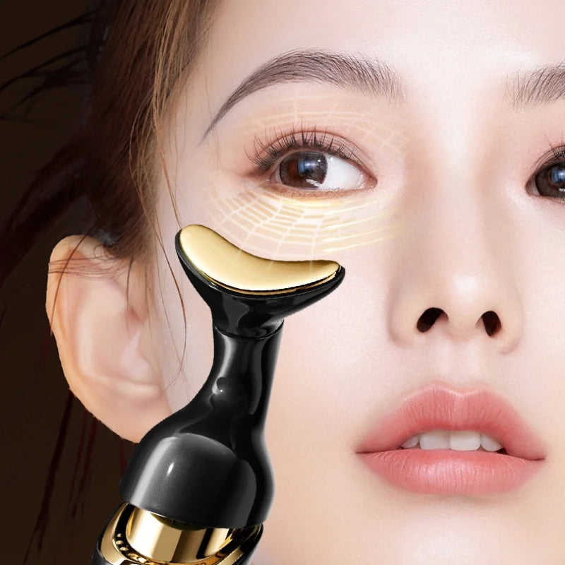 3-in-1 Microcurrent Face Massager – Neck, Facial & Eye Rejuvenation | Anti-Aging Beauty Tool
