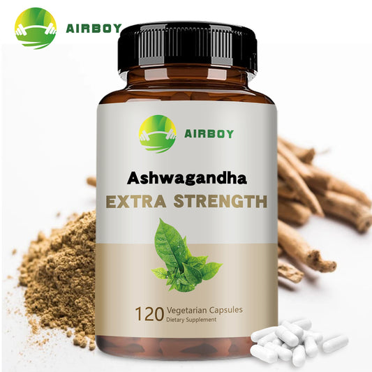 (Copy) Ashwagandha Capsules – Stress Relief, Energy & Focus Support | Natural Sleep Aid & Brain Booster – 120 Vegan Capsules