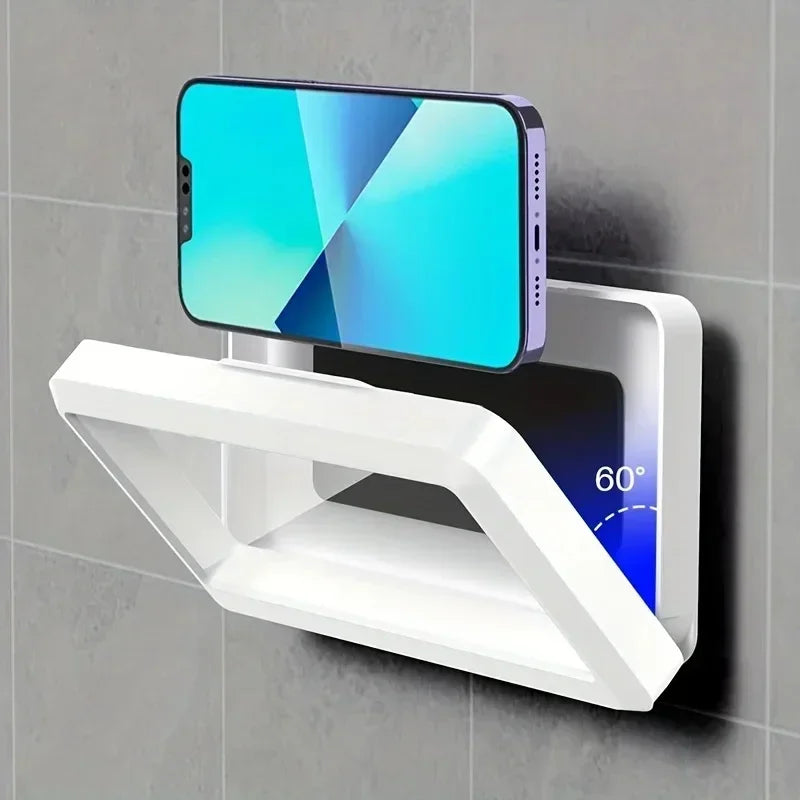 Universal Waterproof Shower Phone Holder – Anti-Fog Wall Mount Case for Bathroom Use | Touch Screen Compatible